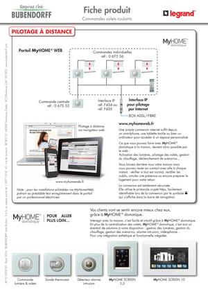 Legrand My Home Pilotage à distance